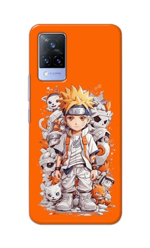 Image of PRINTFIDAA Printed Hard Back Cover Case for Vivo V21 5G Back Cover (Famous Anime Cartoon Character) -112