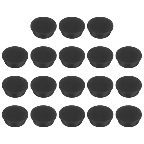 Image of MECCANIXITY 18pcs T-Shaped Silicone Plugs 40.3mm 1-19 /32 Inch Dia Snap in Plug Hole Seal Cover Round Rubber Stopper for 39-40.3mm Holes Kitchen Rubber Bulkheads Waterproof Sealing, Black