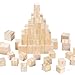 Produktbild AILANDA 120pcs Würfel Holz Holzwürfel Blanko Bausteine Holz für Baby Kartenhalter Kinder Buchstaben