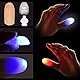 EKKONG Magisches Daumenlicht 5 Stück Daumenlichter Magie LED Fingerlampe Daumen Licht Rubber Thumb für Magie, Bar-Requisiten, Partyzubehör, Streichspielzeug
