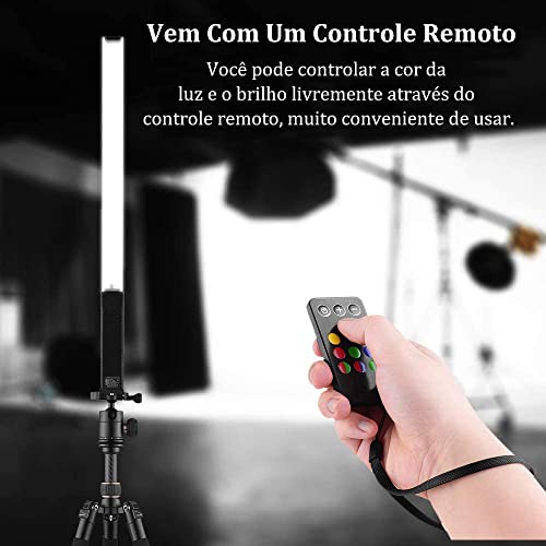 Iluminaçao led, Varinha de luz portátil de RGB LED para fotografia, luz de vídeo LED portátil 7.4V 2