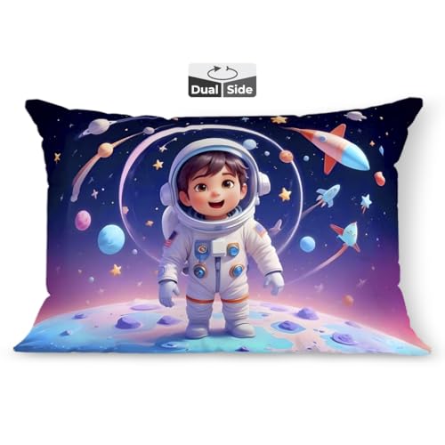 Image of Brizberry Kids Pillow Cushion with Super Soft Fabric | Animal & Cartoon Prints | 12x18 inches (Design 7)