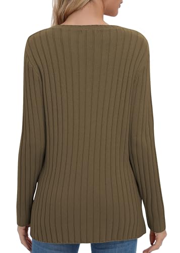 Image of Urban CoCo Women's Lightweight Crewneck Pullover Sweaters Long Sleeve Fall Knitted Sweater Tops