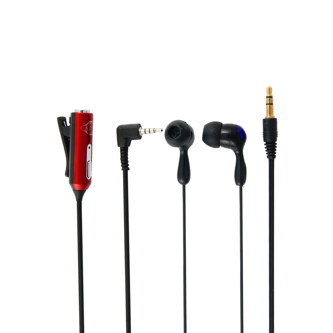 Qtqgoitem 3.5mm Connector in Ear Headphone Earphone w 2.5mm Adapter Cable (Model: 3df 099 b61 427 74c)