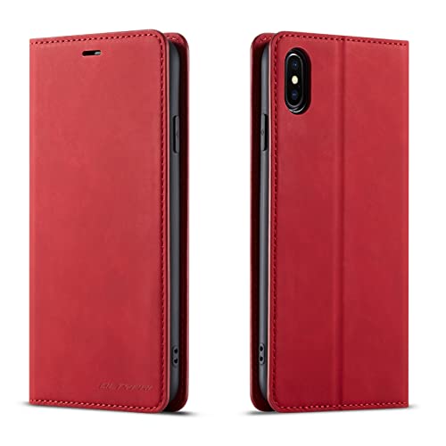Coque pour iPhone XS Max rouge idéale pour regarder vos vidéos en voyage