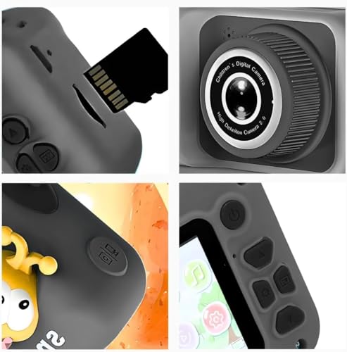 Câmera Fotográfica Digital Infantil com Capa Anti-Queda Estimular a Criatividade, Diversão e Aprendi