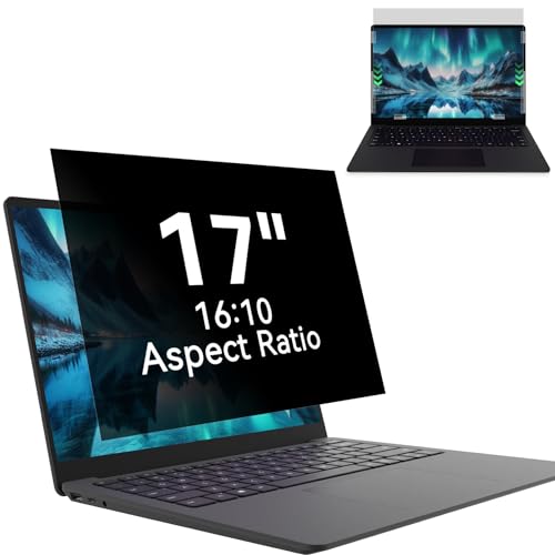 Pantalla de privacidad de 17 pulgadas para evitar miradas indiscretas en tu laptop 16:10
