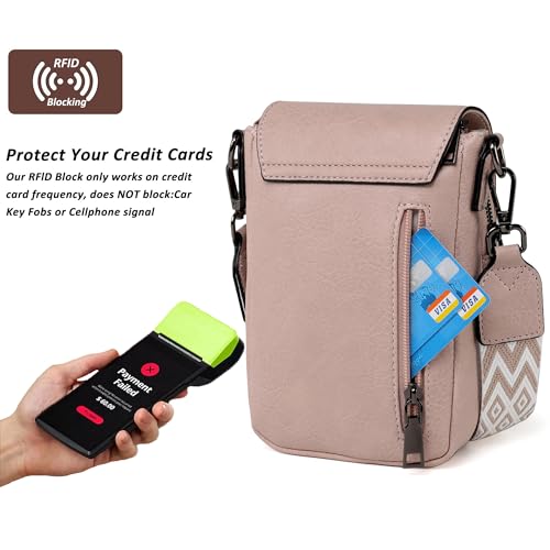 Image of TANTOMI Small Crossbody Bags for Women Trendy, Cell Phone Purses Wallet with 4 Card Slots, Small Purses with Adjustable Strap