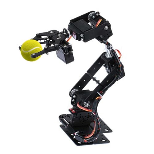 Tissting Roboterarm-Kit, Roboterarm, 6Dof-Roboter, Mechanischer Arm, Klemmklaue, Kit, Dof-Manipulator, Industrieroboterteile