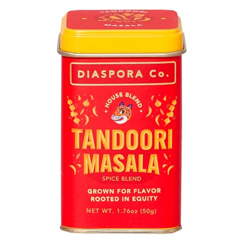 Diaspora Spice Co. Tandoori Masala | Flavorful Spice Blend for Meat & Vegetables | Made with Fresh, Single-Origin Spices | 50g Everyday Tin