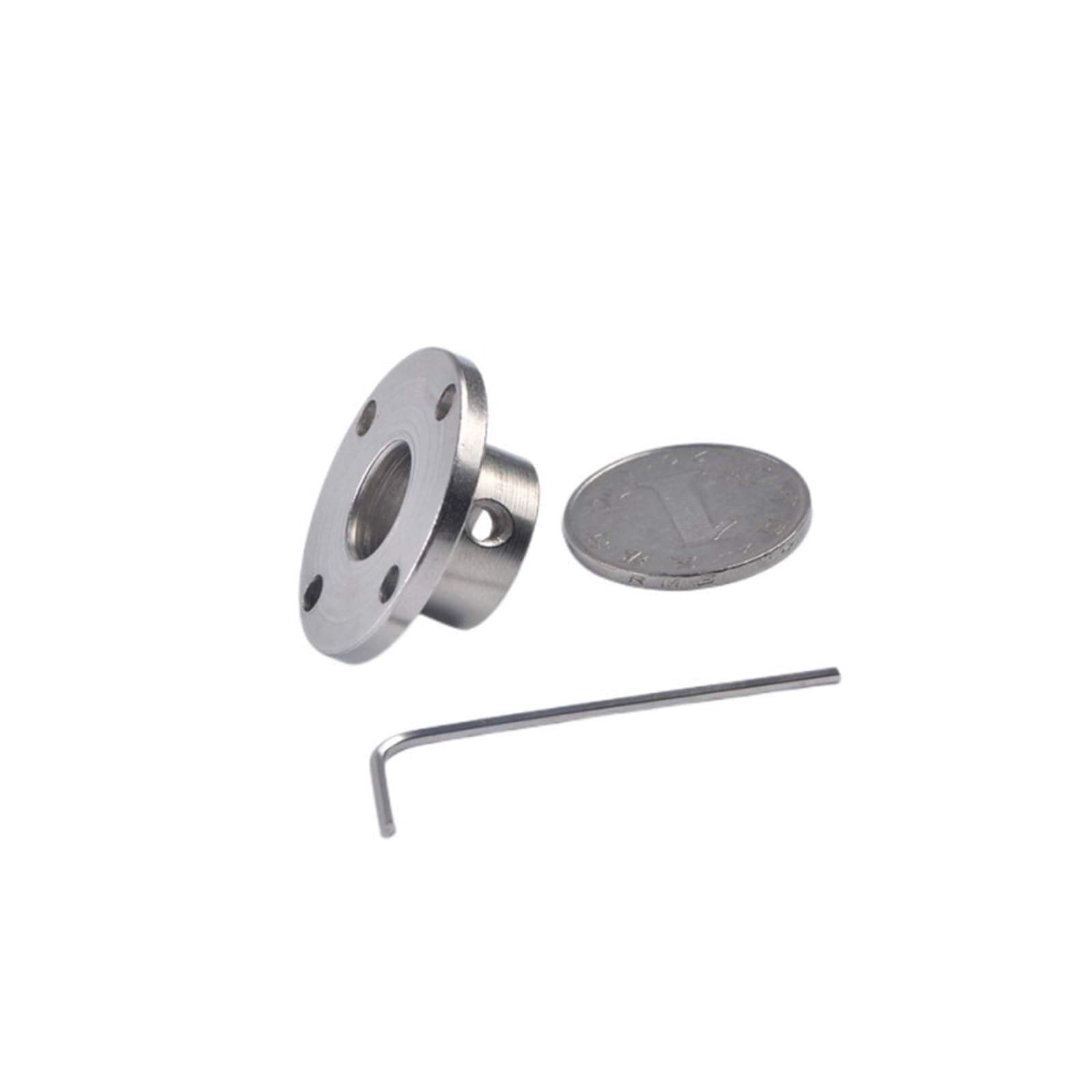 złącze, sprzęgło kołnierzowe, sztywne, 5PC wału prowadzącego silnika łącznik osi łożyska złączki(8mm)
