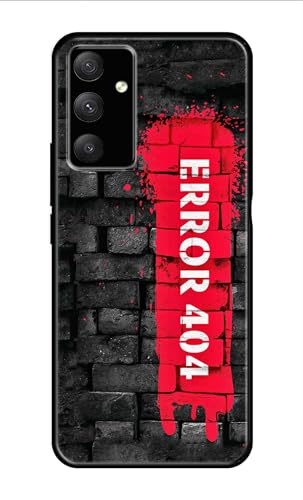 Image of Metal TPU Printed Back Cover for Samsung Galaxy A14 5G (Error 404) 360 Degree Protection | Camera Protection -25092024(AR)