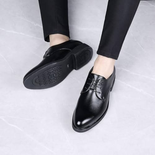 Oxford Shoes for Men New Men's Breathable Leather Shoes, Soft Black Leather Casual & Business Dress Shoes, Comfortable Spring & Autumn Shoes for Men, Formal & Casual Soft Bottom Oxfords2