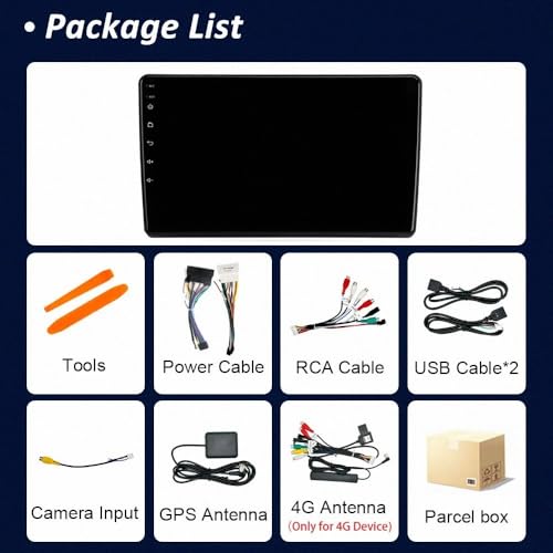 Pantalla de Coche de 4 Núcleos con Android Auto Inalámbrico y Mirror Link 7