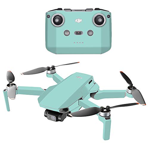 MightySkins Compatible with DJI Mini 2 Portable Drone - Solid Seafoam | Protective, Durable, and Unique Vinyl Decal wrap Cover | Easy to Apply, Remove, and Change Styles | Made in The USA