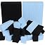 sky blue/black
