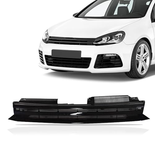 PartsFlow Front Upper Grill Badgeless Sport Grille Gloss