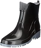 gummistiefel absatz 43  LEMIGO Gummistiefeletten kurze Gummistiefel Elke (38, Schwarz)