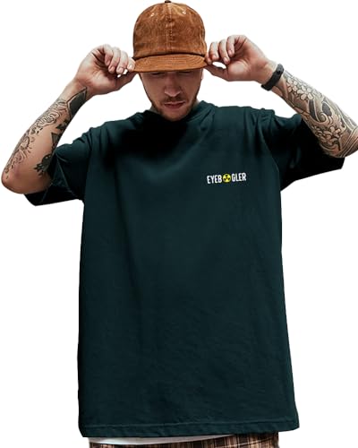 Image of Noble Monk Men's Round Neck Half Sleeve Oversized Printed Tshirt