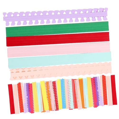 KONTONTY 80pcs Diy Paper Quilting Set Purple Flower Paper Cut-outs Flower Diy Craft Supplies