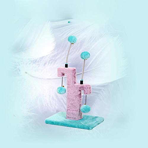 Arbre à chat confortable avec stick de jeu interactif et base stable - 4