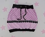  pinkeSterne ☆ Ballonrock HERZEN Rock Wunschgröße Rosa Schwarz