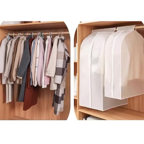Garment Bags Clothing Dust Cover, Hanging Fully Closed Hanging Bag, Household Wardrobe Clothing Coat Down Jacket Transparent Clothing dust Cover (Size : 120 * 60 * 50cm)3