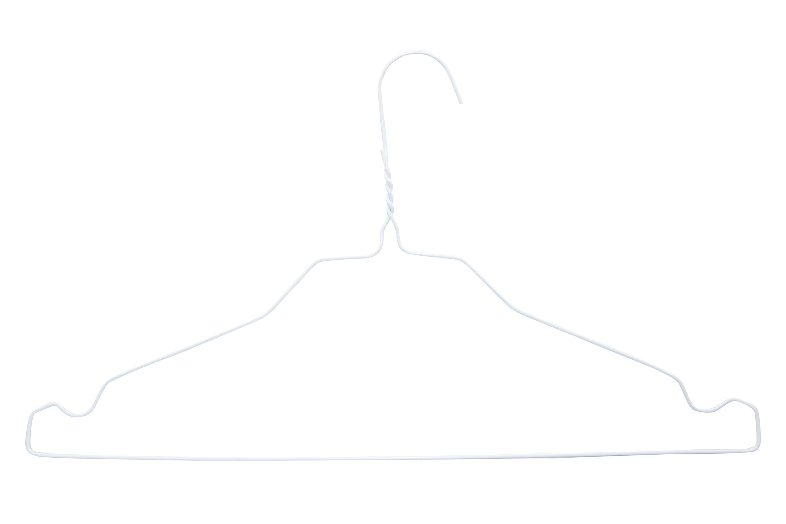 Lot De 450 Cintres Métal Blanc – Jusqu'à 900 Vêtements – Neuf