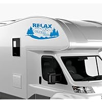 Sticker camping car ligne rayures