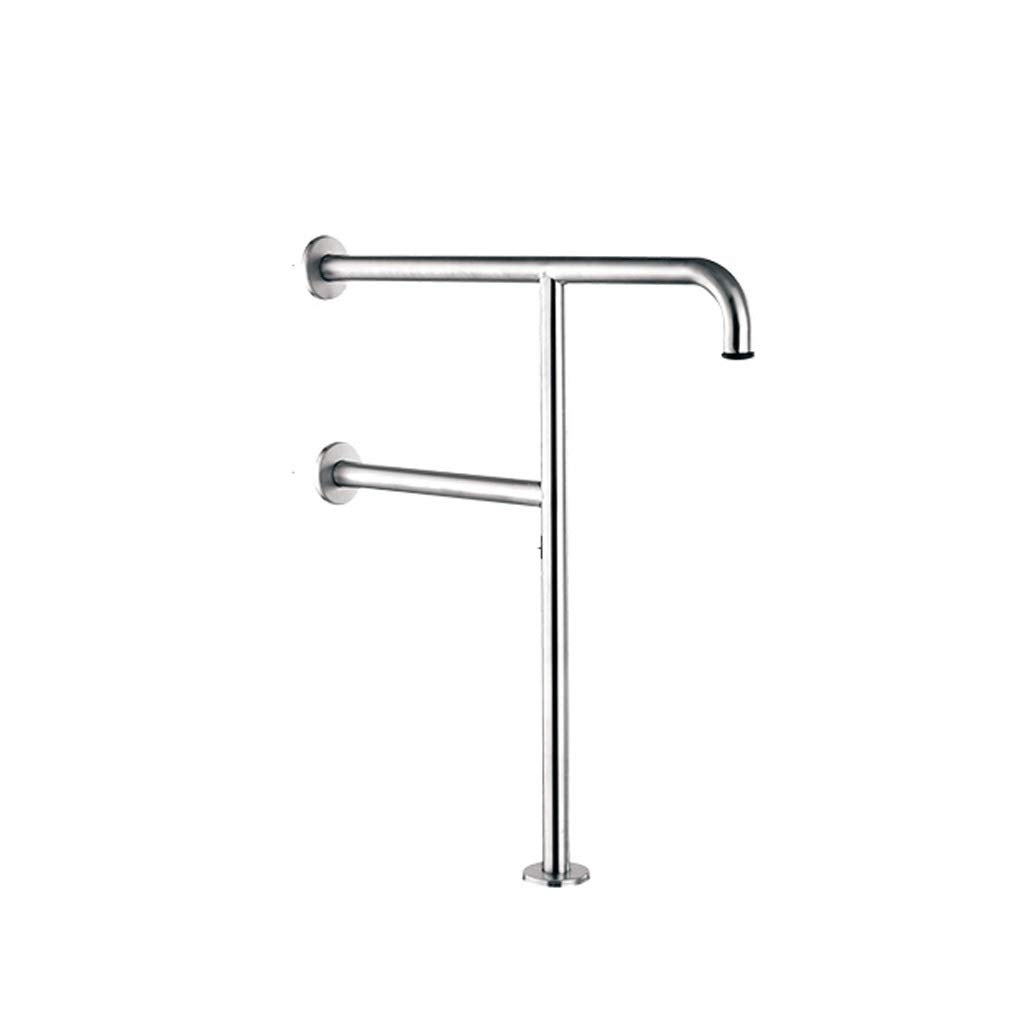 Barra De Apoyo De Acero Inoxidable 304 para Personas Mayores Y Personas con Discapacidad. Pasamanos Sin Barreras para Baño, Inodoro, Reposabrazos De Suelo con Resorte.