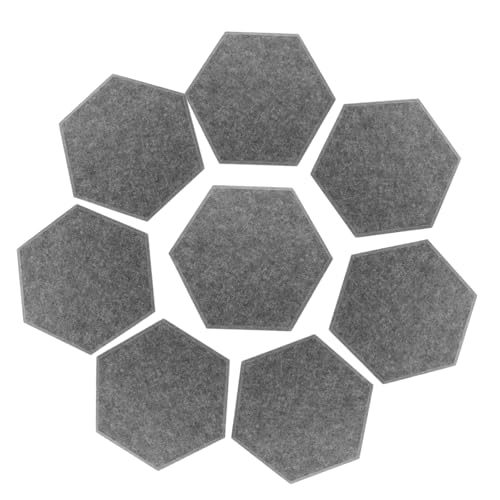 Levemolo 8 piezas Paneles Absorbentes de Sonido para Tratamiento Acústico Paneles de Fieltro Profundo Aislamiento Acústico Fácil Instalación para Estudios en Casa y Salas de Juegos miniatura 7