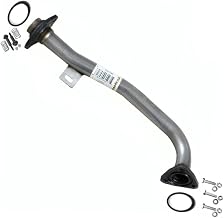 Stainless Steel Front Exhaust Pipe Compatible for Honda Civic 1996-2000 1.6L | Free Gaskets and Spring Bolt Kit Included | Automotive Replacement Part