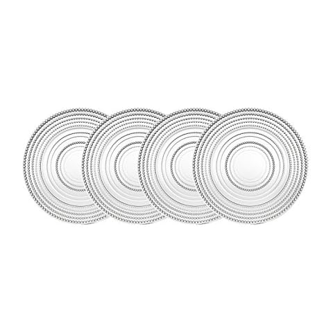 Godinger Silver Art Lumina Set of 4 Salad Plates Cover