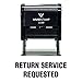 Return Service Requested Self Inking Rubber Stamp (Black Ink) - Medium