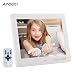 Produktbild Andoer Digitaler Bilderrahmen, 6,8 cm (8 Zoll), MP4-, MP3-, Videoplayer, mit Fernbedienung, schönes Weihnachtsgeschenk