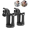 Herefun 2pcs Porte-bidons vélo réglable Rotation 360 Degrés, Porte-Bouteille Vélo Porte Bouteille Velo, Porte Bouteille Bidon, Porte Gobelet pour Poussette, Bicyclette VTT, Fauteuil Roulant