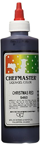Chefmaster Liqua-Gel Food Color, 10.5-Ounce, X-Mas Red