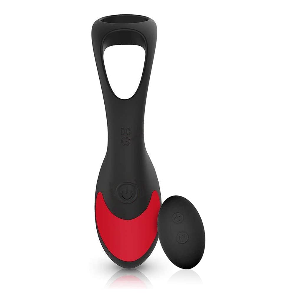 Vibratore a distanza con anello Fur Manner, silenzioso, con telecomando per pene, plug anale per prostata, anello per pene vibrante, plug