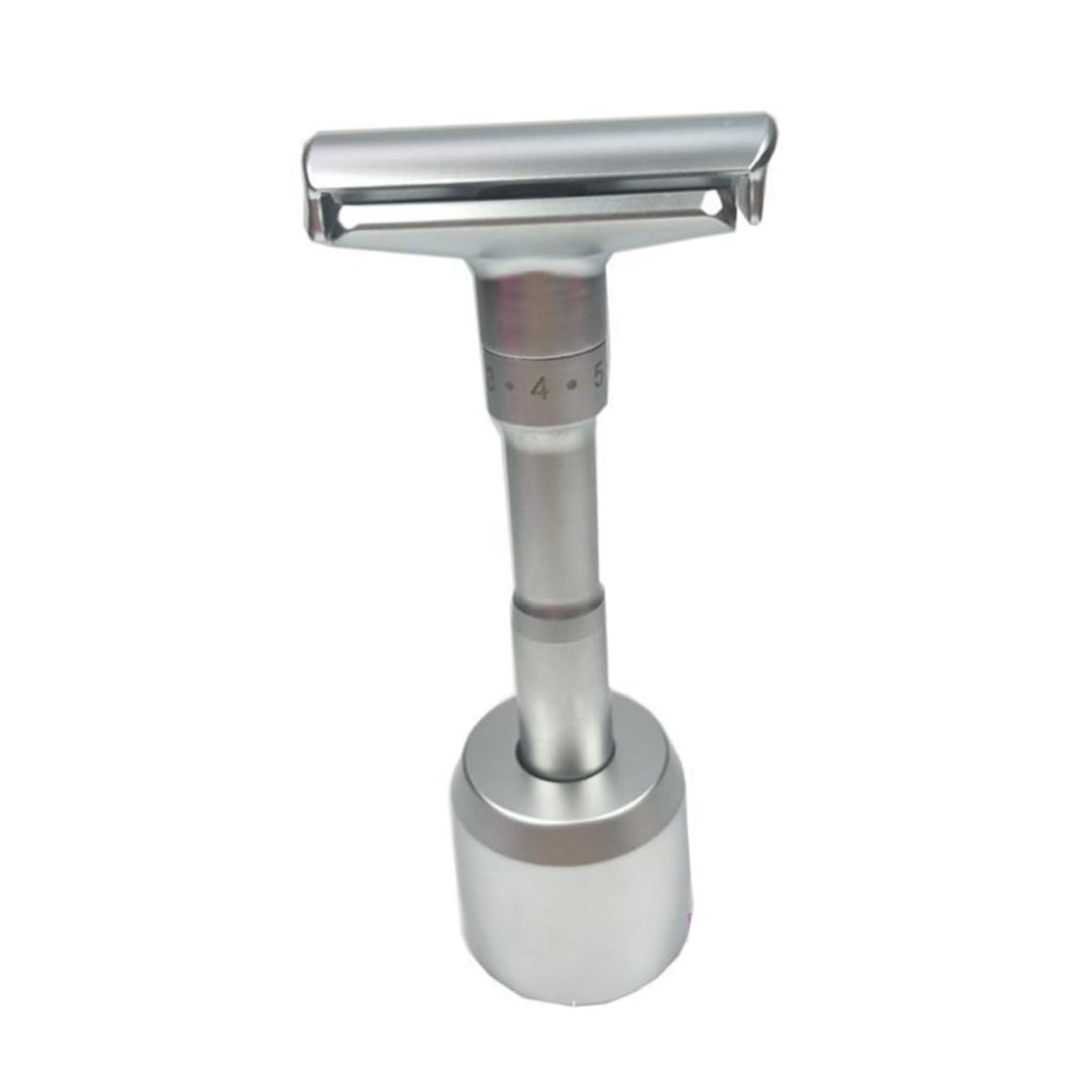 Beatifufu Zinc Alloy Bracket Safety Razor Stand Shaving Razor Holder for Men Durable Space-saving Mini Size for Clean Dry Storage