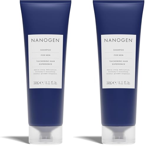 Image of NANOGEN Thickening Hair Treatment Shampoo for Men 240ml (Pack of 2)