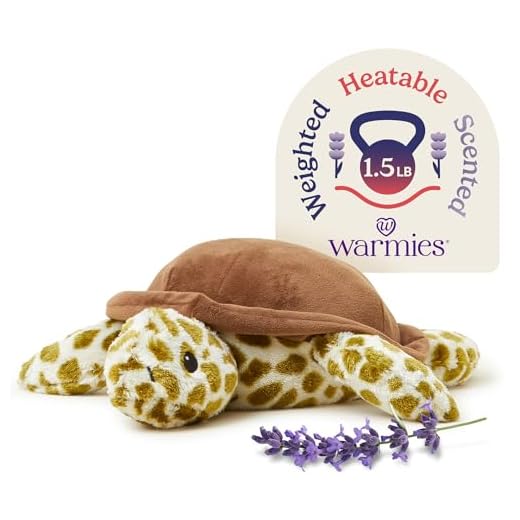 Intelex Warmies Microwavable French Lavender Scented Plush Turtle