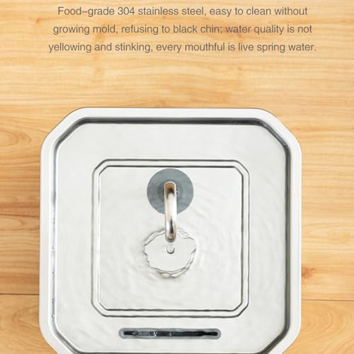Fuente para Agua para Gatos y Perros 3.5L con Batería miniatura 5