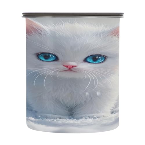 Contenedor de almacenamiento al vacío para café de acero inoxidable Qilmy 30oz