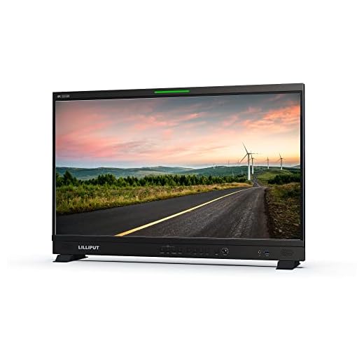 LILLIPUT Q28-ABBP 28" 12G-SDI 12G-SDI and 4K HDMI 2.0 Professional Production Studio Monitor (Gold Mount) Quad-Split Multiview Display HDR and 3D-LUT Support