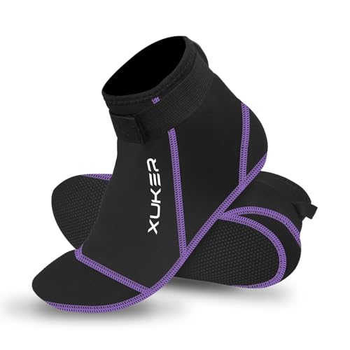 Image of XUKER 3mm Neoprene Water Socks for Beach Volleyball Sand Soccer Diving