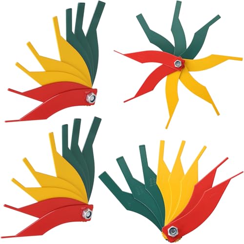 DASBET 4 Pack Brake Lining Thickness Gauge, 8 Piece Brake