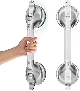 Carex clamp-on tub grip bath safety handle attached to bathtub rim