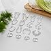 D.Bella Fake Nose Ring Faux Nose Rings Hoop Clip On Earrings for Men Women Non Piercing