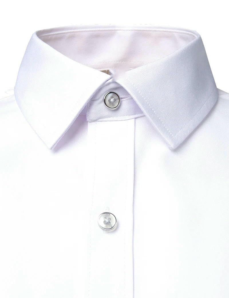 Camicie da uomo slim fit senza pieghe casual manica lunga tinta unita elastica camicia da lavoro matrimonio