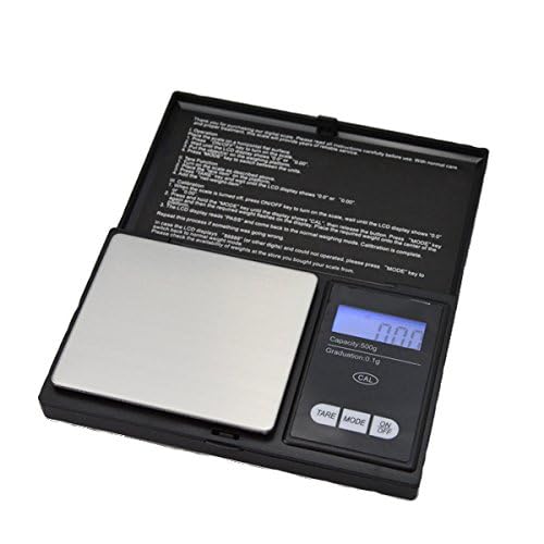 Jazz Digital Pocket Scale – 500g X 0.01g Precision, Grams & Ounces, For Food, Jewelry, Coffee, Powder